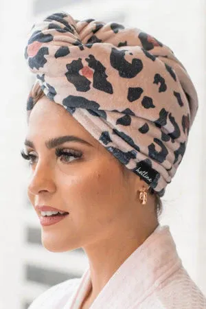 Leopard Microfiber Towel Twist