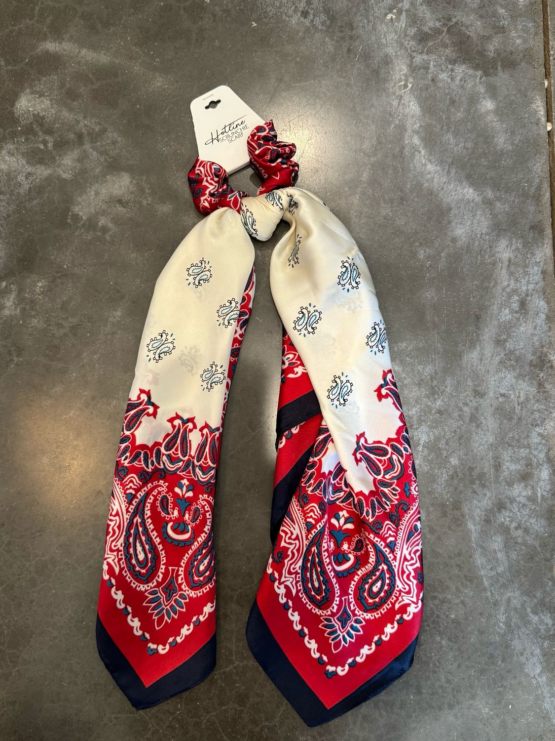Patriotic Scrunchie Scarf
