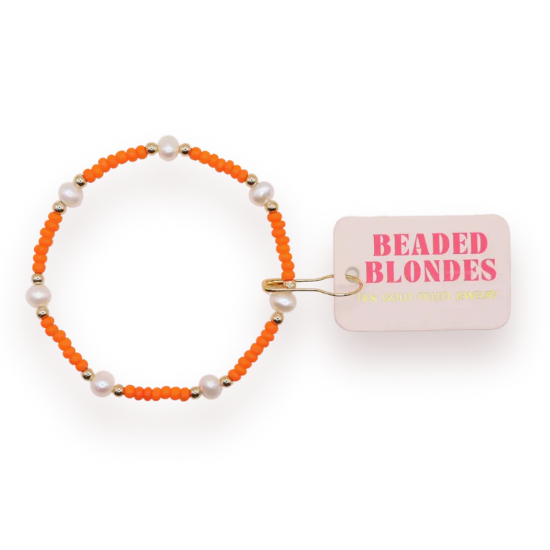 VG Orange Pearl Bracelet