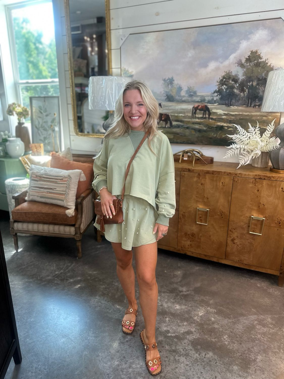 Serene Sage Top
