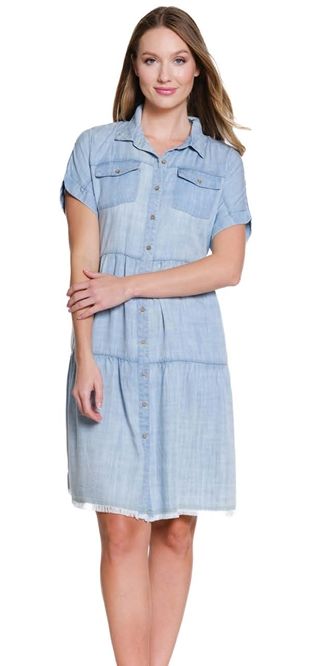 Ltindg Tiered Shirt Dress