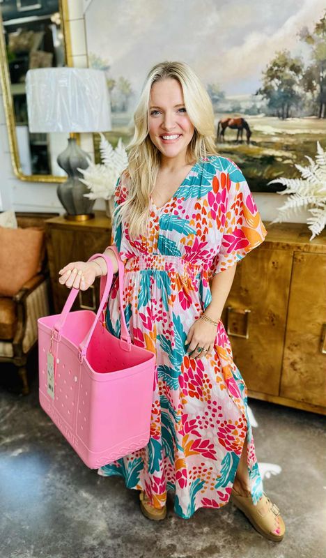 Priscilla Aloha Pink Cover Up
