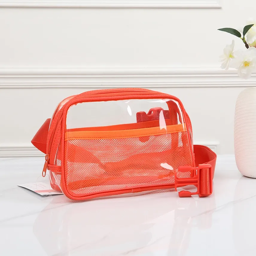 Game Day Clear Fanny Pack-Orange