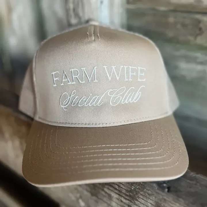 Farm Wife Social Club Trucker Hat