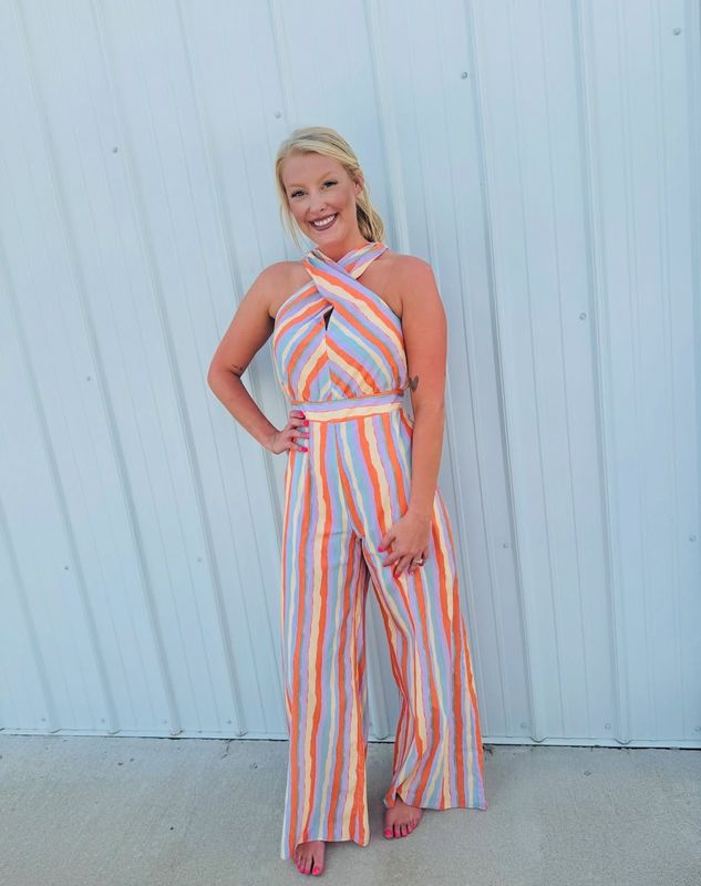 Summer Swirl Jumpsuit