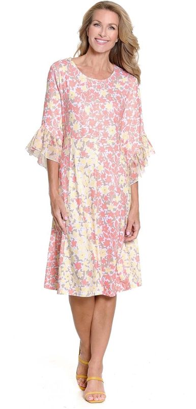 Multi HI Waist Multi Panel Dress