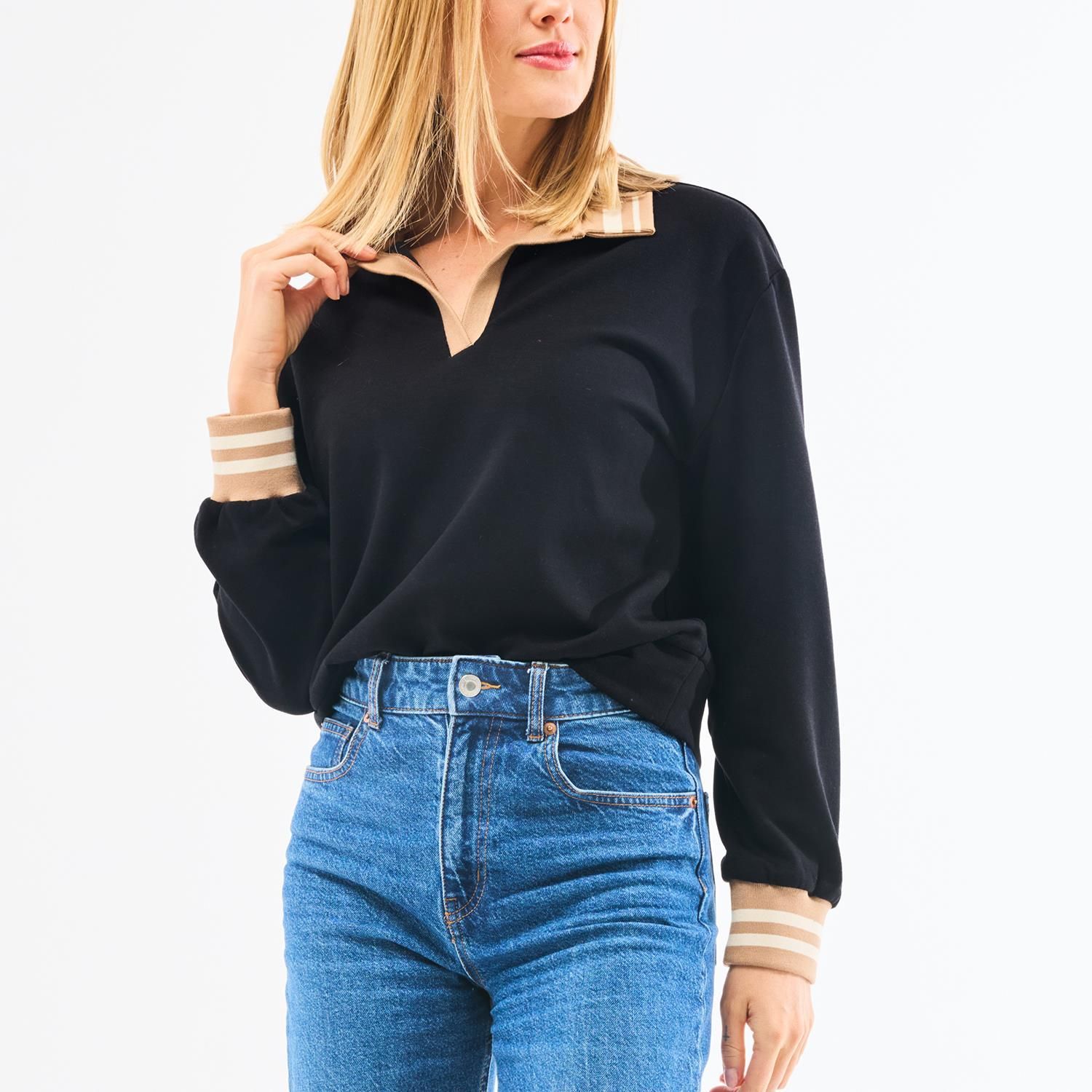 Gabby Black Top