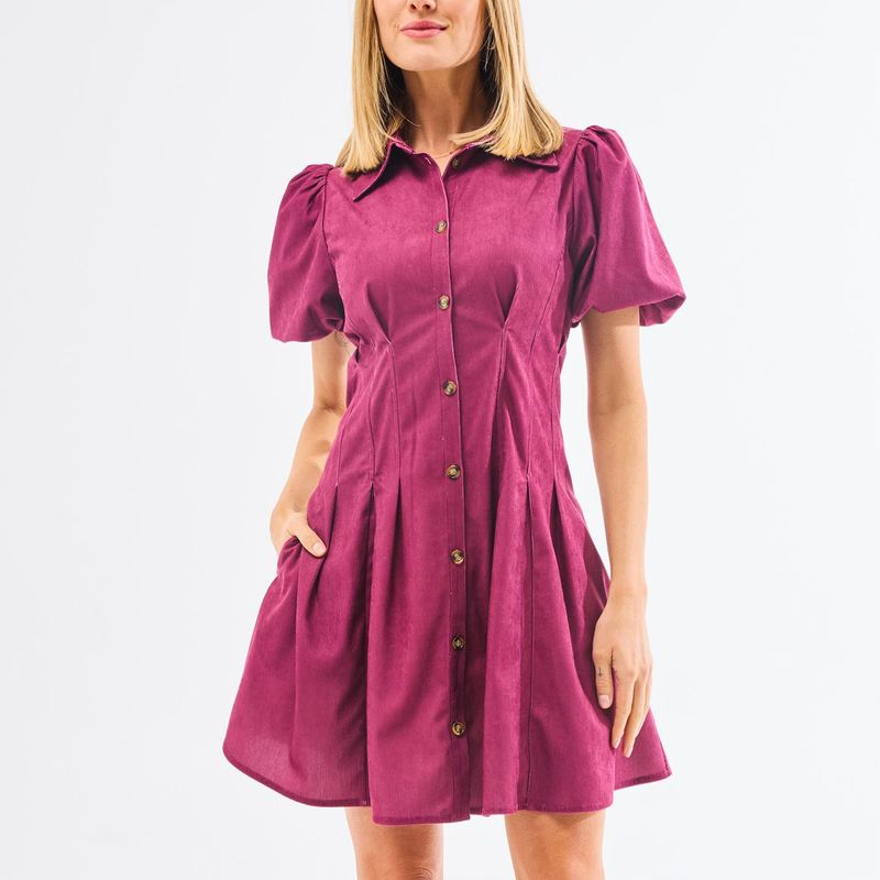 Rorry Red Plum Dress