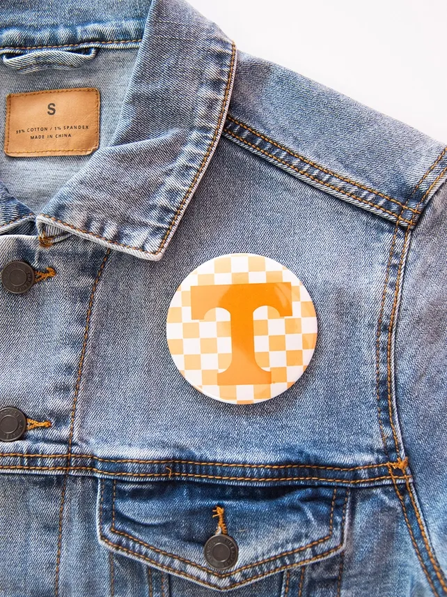 Checkered Power T Buttons