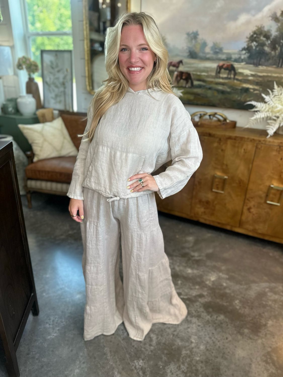 VG Tiered Wide Leg Pant