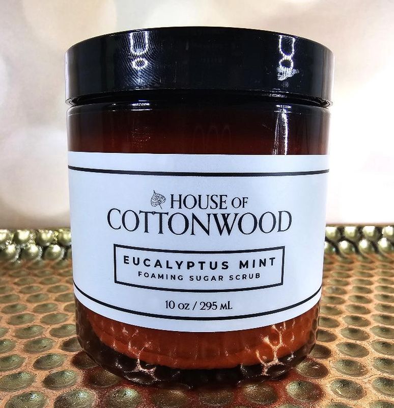 Foaming Sugar Scrub-Eucalyptus Mint