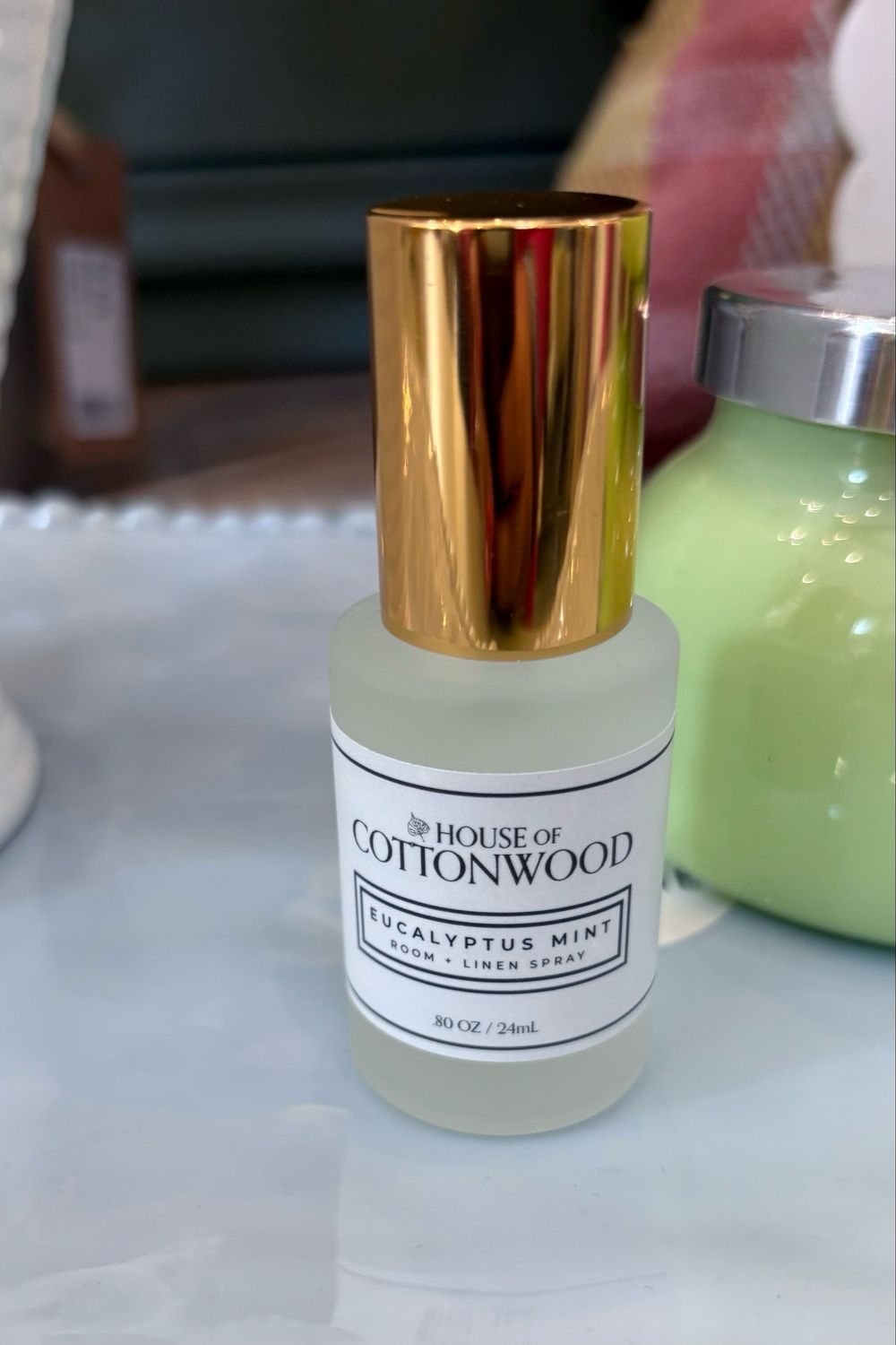 Room + Linen Spray 24mL-Eucalyptus Mint