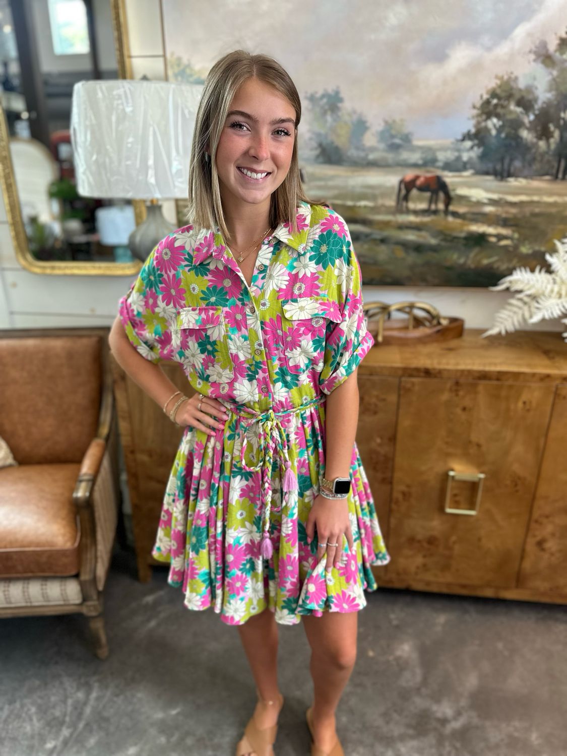 Floral Harmony Dress