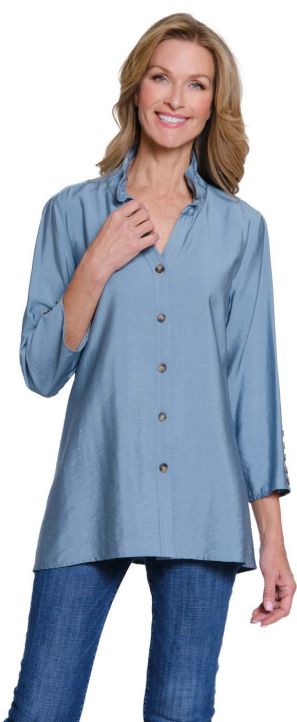 Chmbry Y-NK Bttn Frt Top