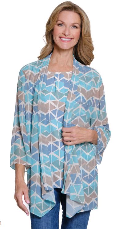 Trimlt Drapey Frt Kimono