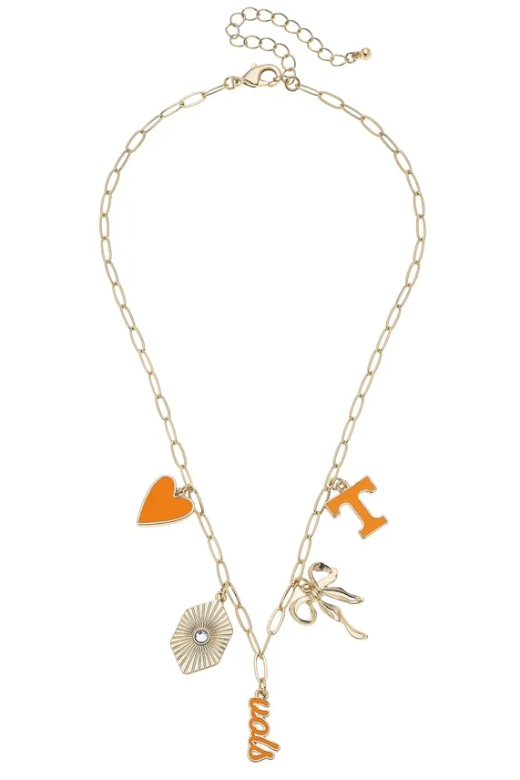 VG TN Vols Charm Necklace
