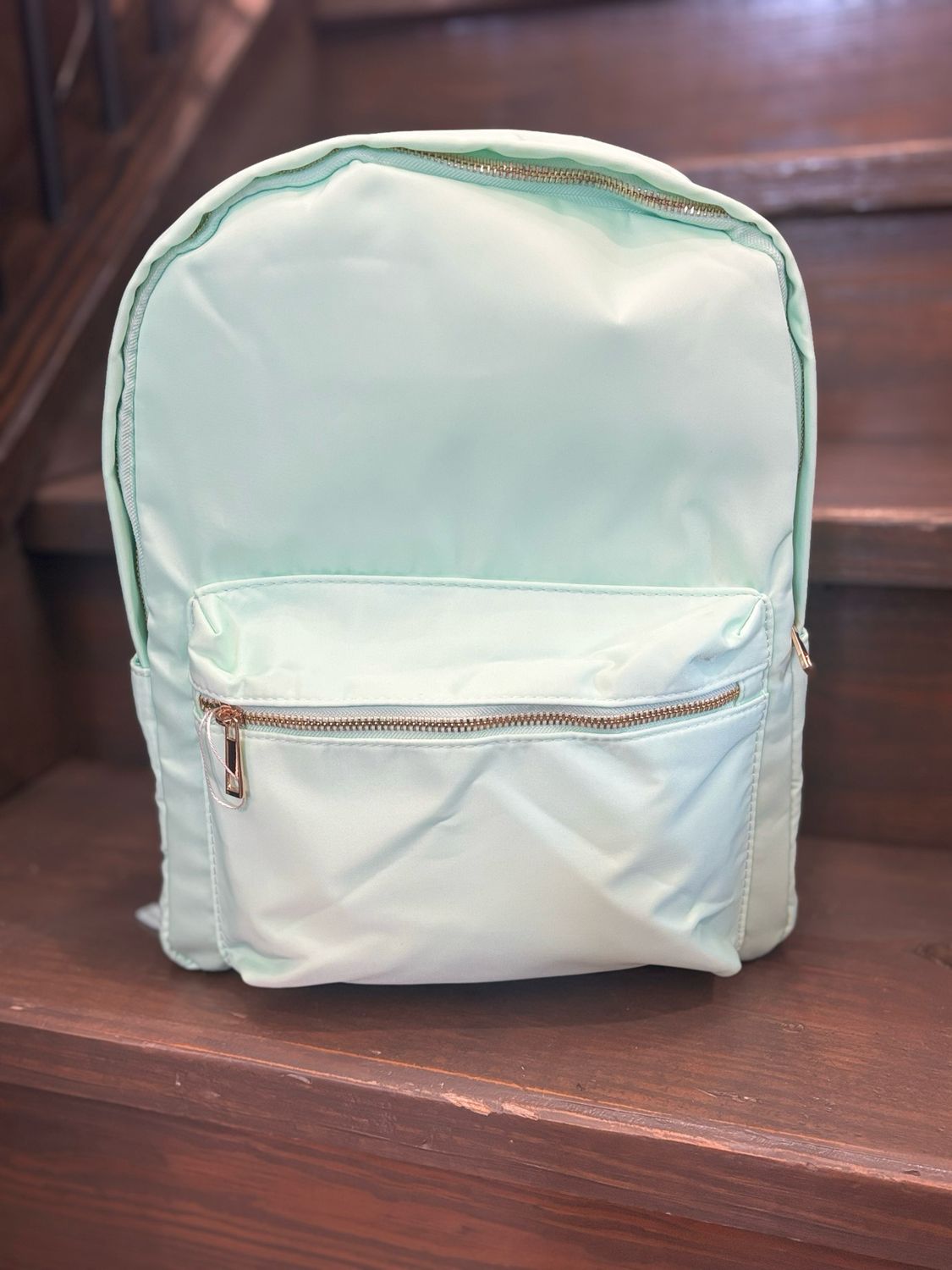 Nylon Backpack-Mint