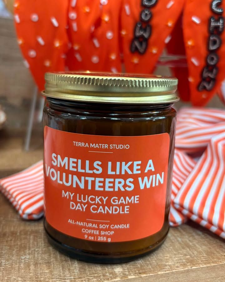 Smells Like a Volunteers Win Candle-Coffee Shop