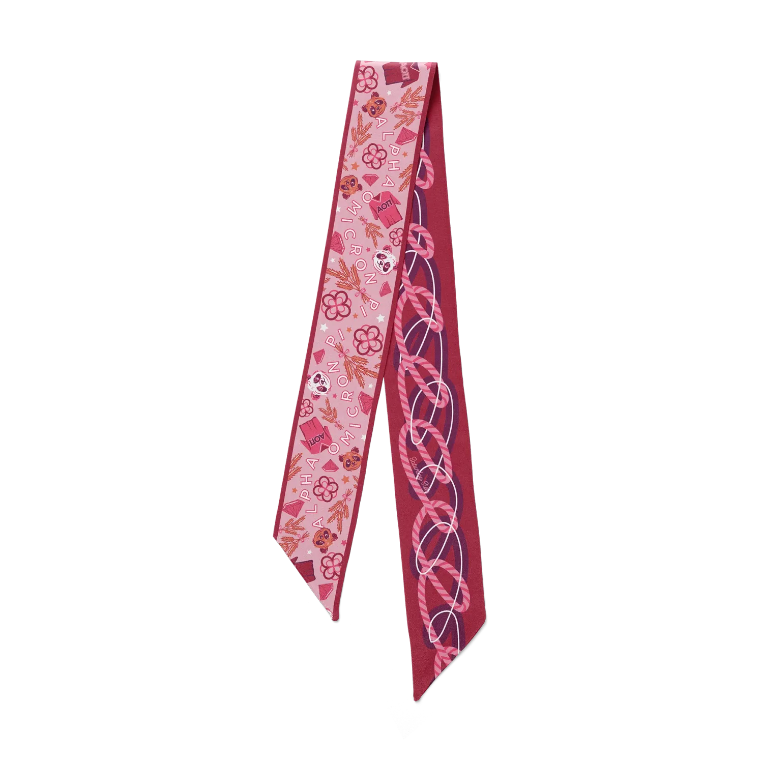 RD Alpha Omicron Pi Skinny Scarf