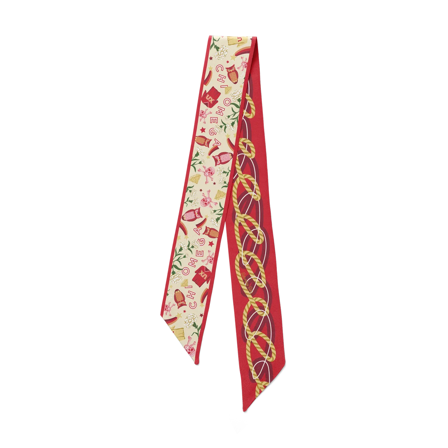 RD Chi Omega Skinny Scarf