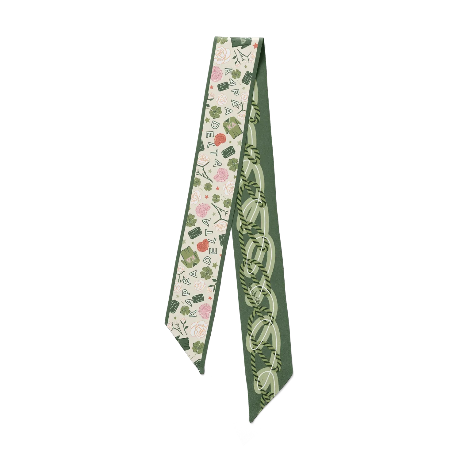 RD Kappa Delta Skinny Scarf