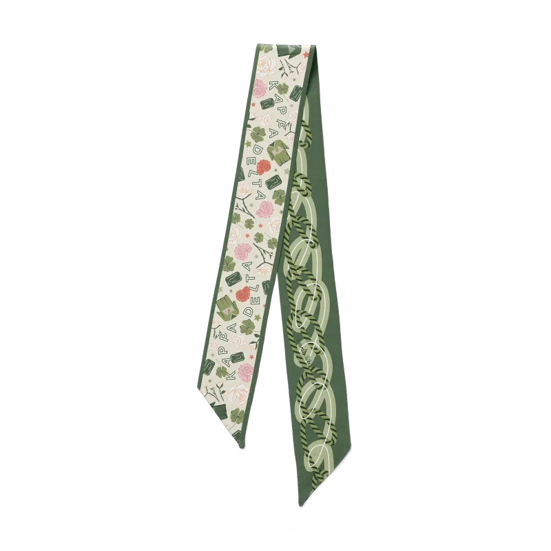 RD Kappa Delta Skinny Scarf