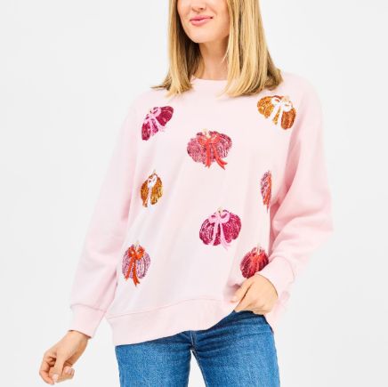 Sarah Pumpkin Bows Sweatshirt