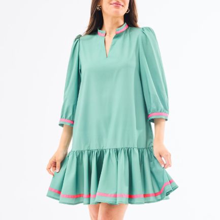 Naomi Basil Dress
