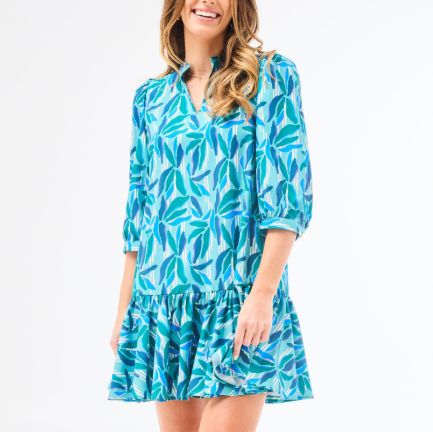 Naomi Reflecting Pool Green Dress