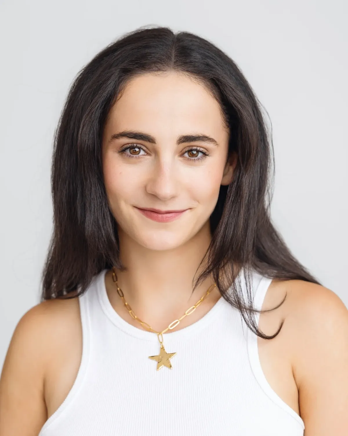 VG Gold Star Paperclip Chain Necklace