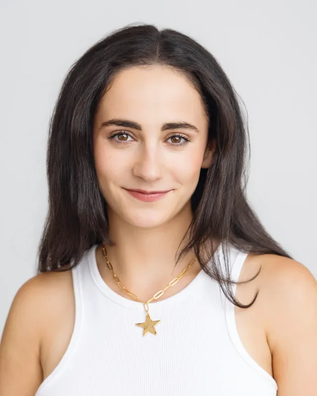 VG Gold Star Paperclip Chain Necklace