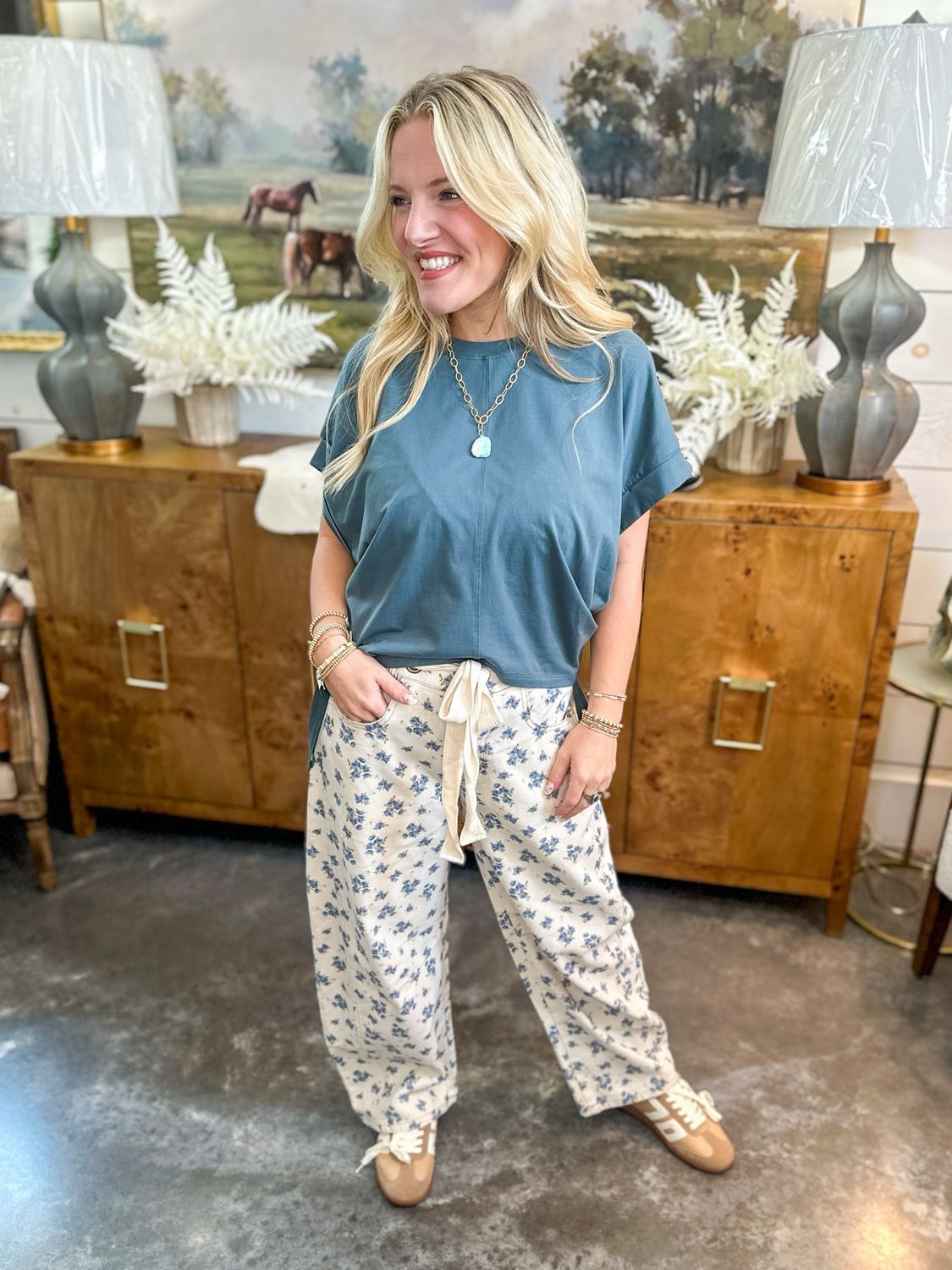 Floral Rush Pants