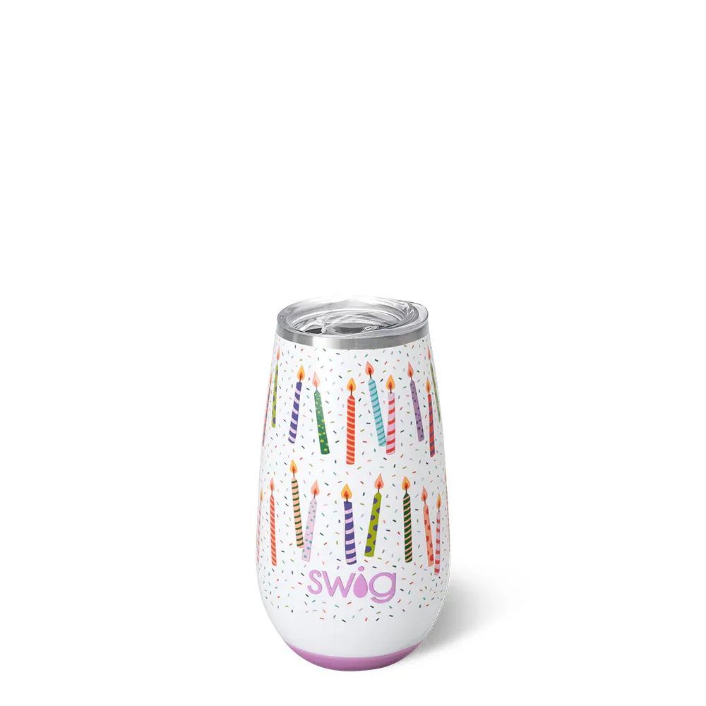 Make A Wish Stemless 6oz Flute
