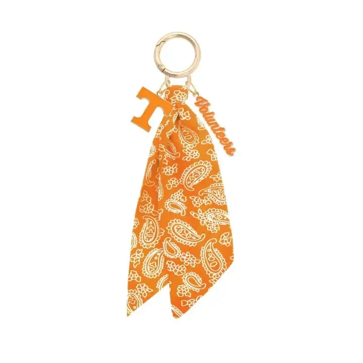 TN Vols Logo Bandana Bag Charm