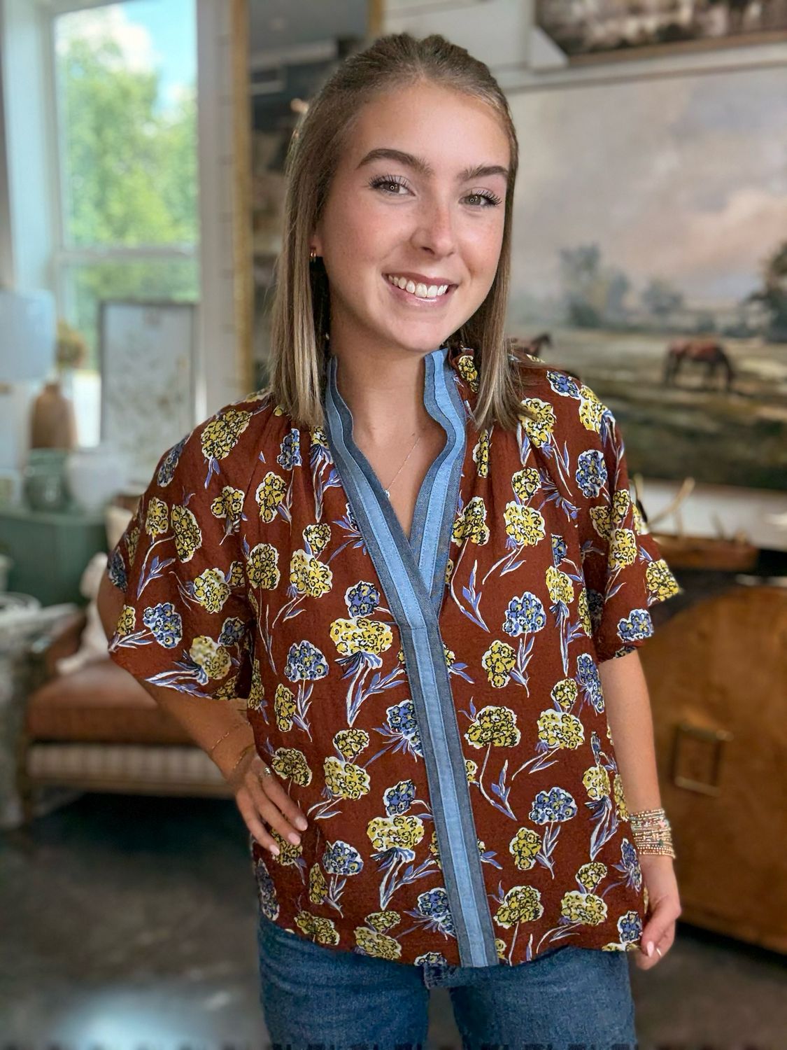 Mocha Meadow Top