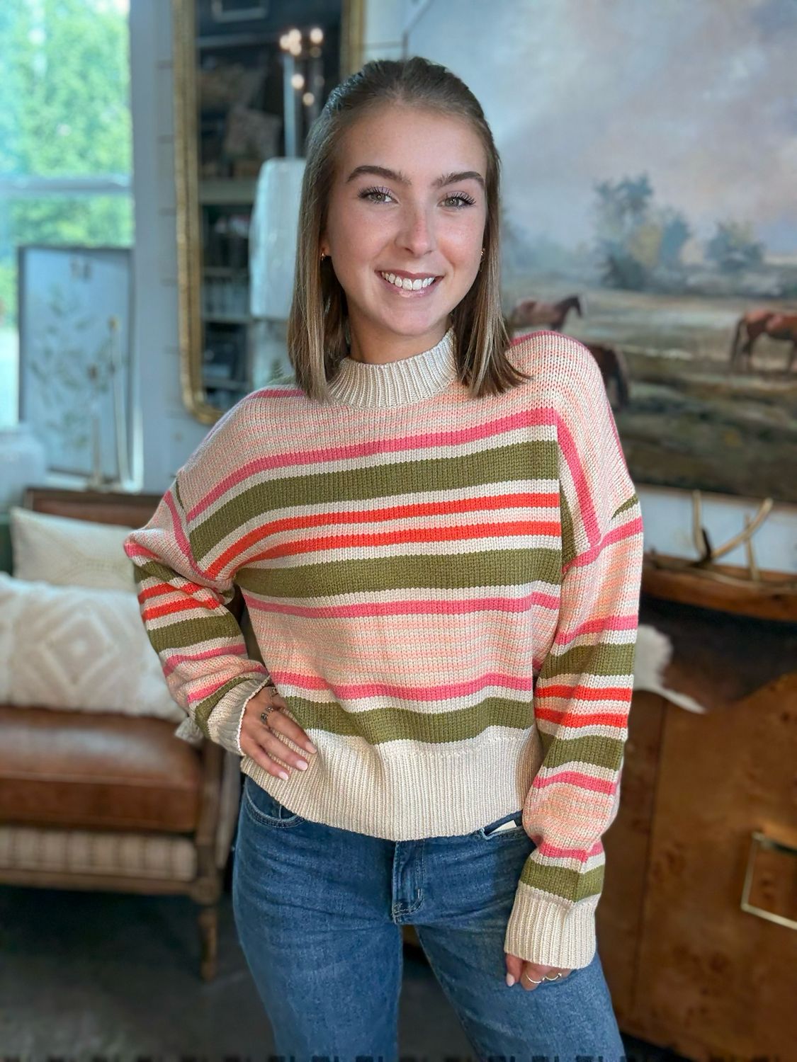 Rustic Rhythm Sweater