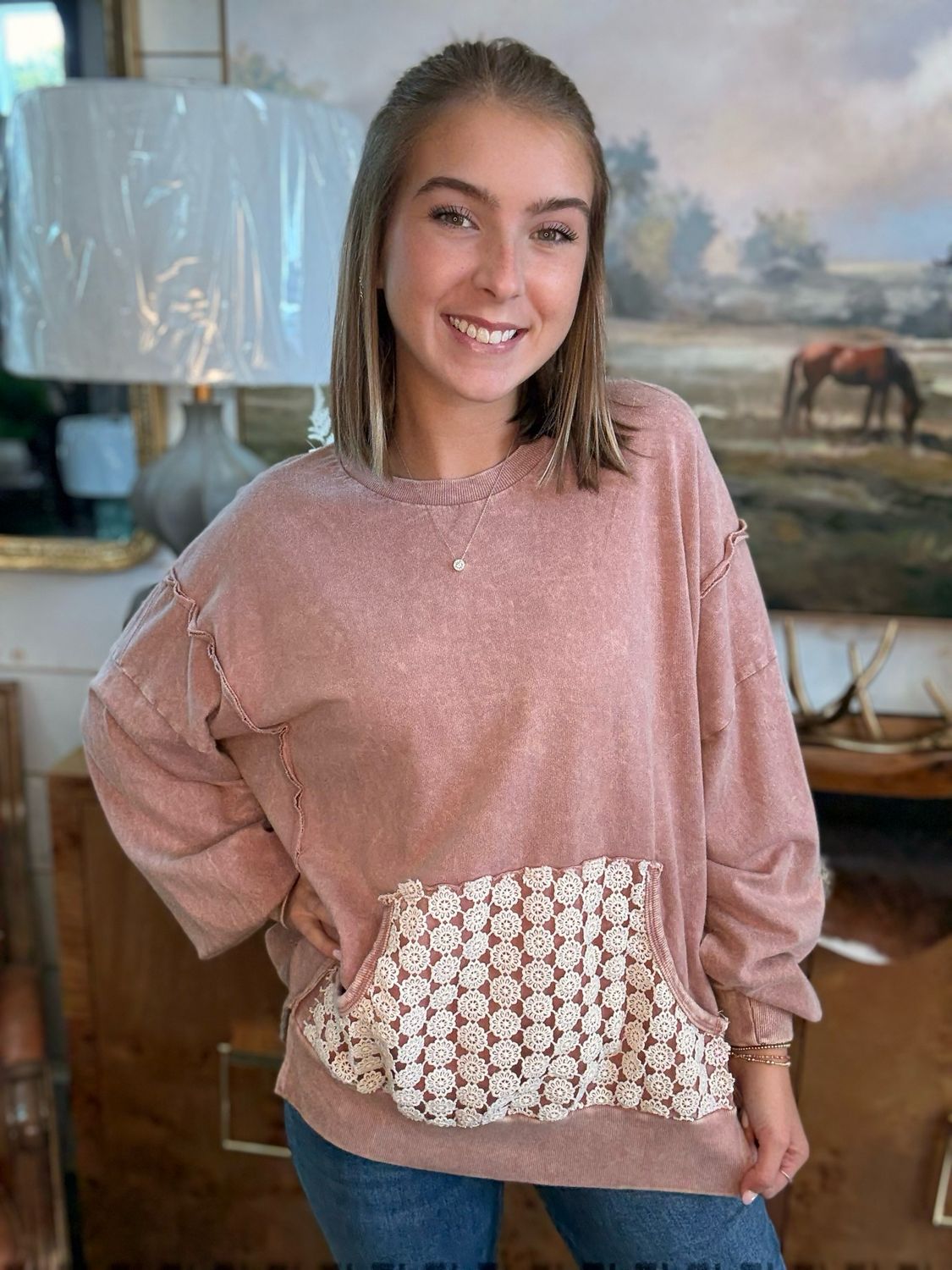 Mauve Mornings Top