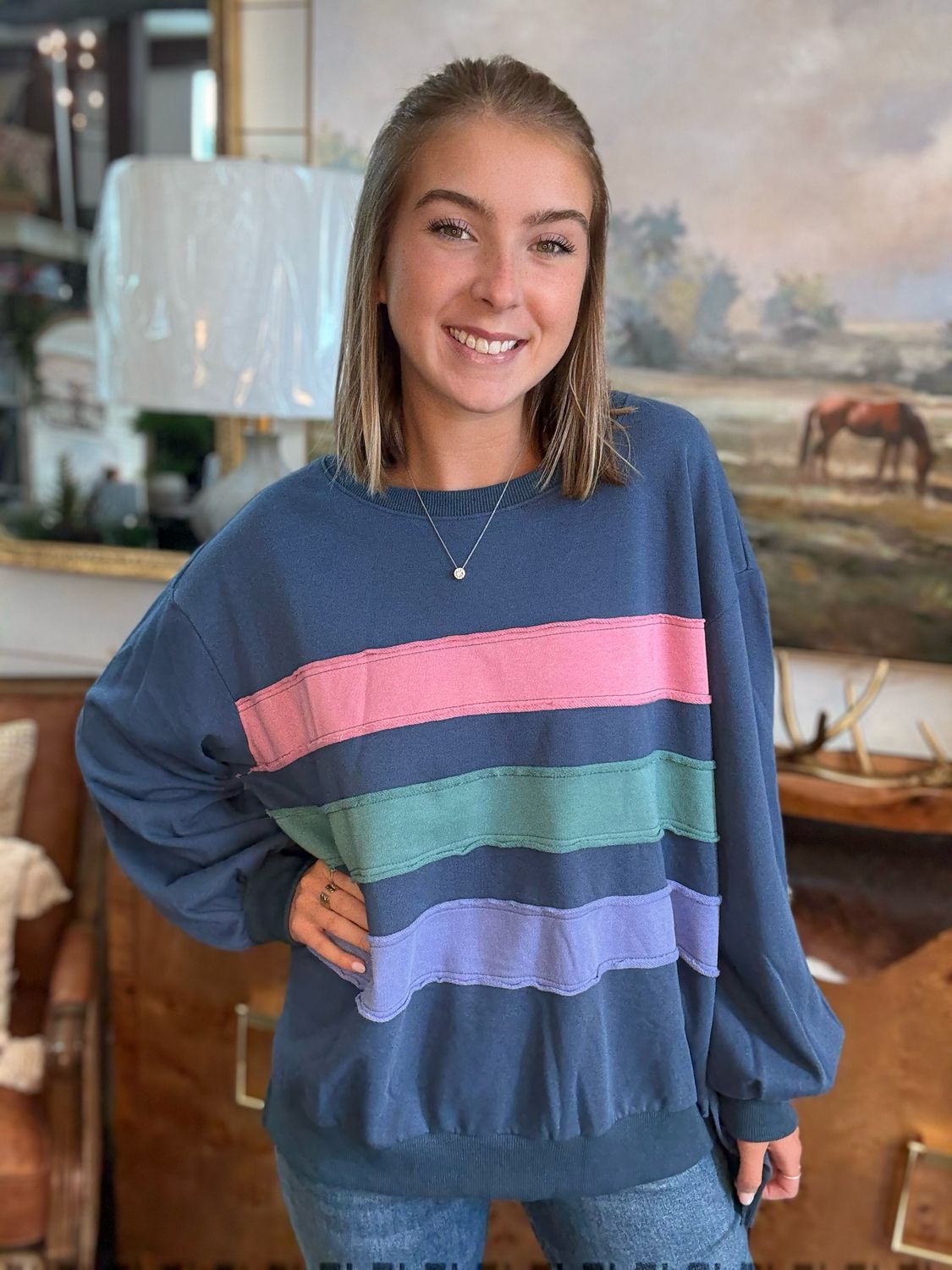 Chilly Blues Sweater