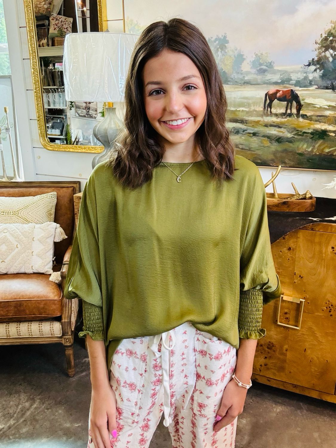 BW Margot Top-Olive