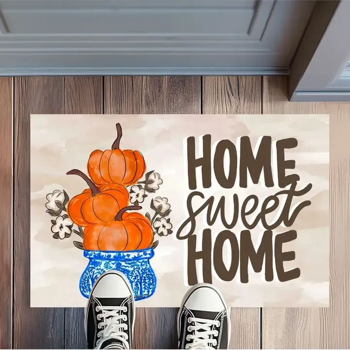 VG Cotton Pickin Pumpkin Chino Rug