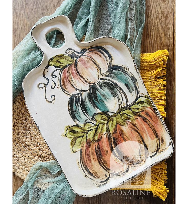 VG Pumpkin Charcuterie Pottery