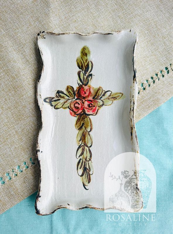 VG Floral Cross Pottery