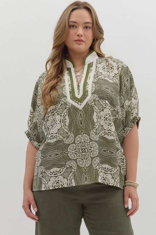 Autumn Mosaic Top