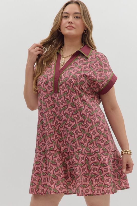 Vintage Geo Dress