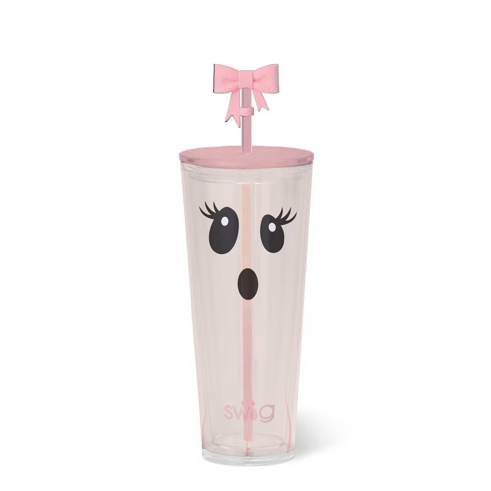 Boo Crew Ghost Plastic Tumbler 24oz