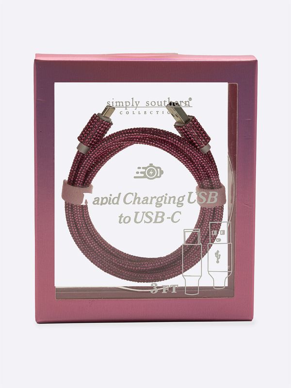 VG Tech C Cable-Pink Glitter