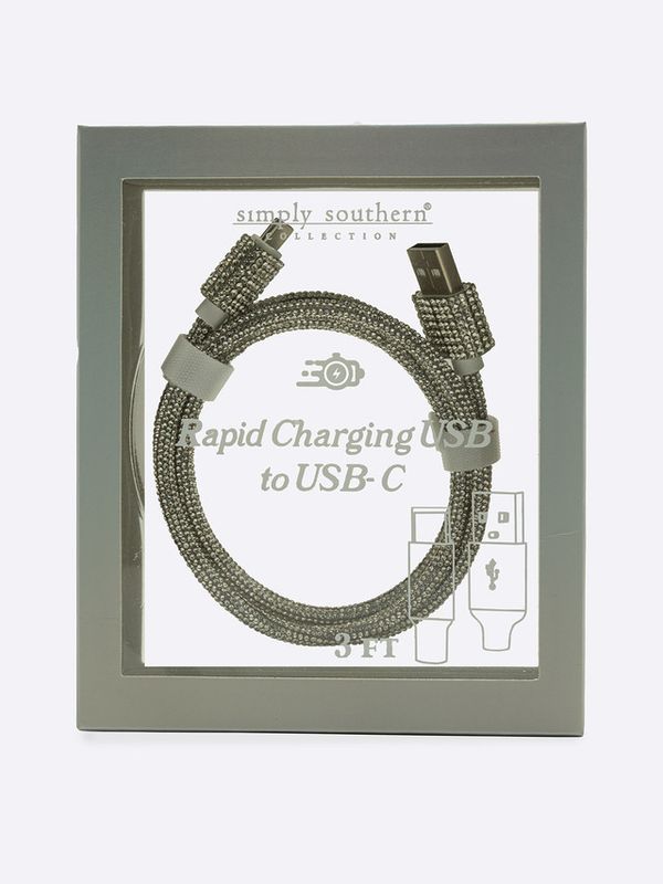 VG Tech C Cable-Silver Glitter