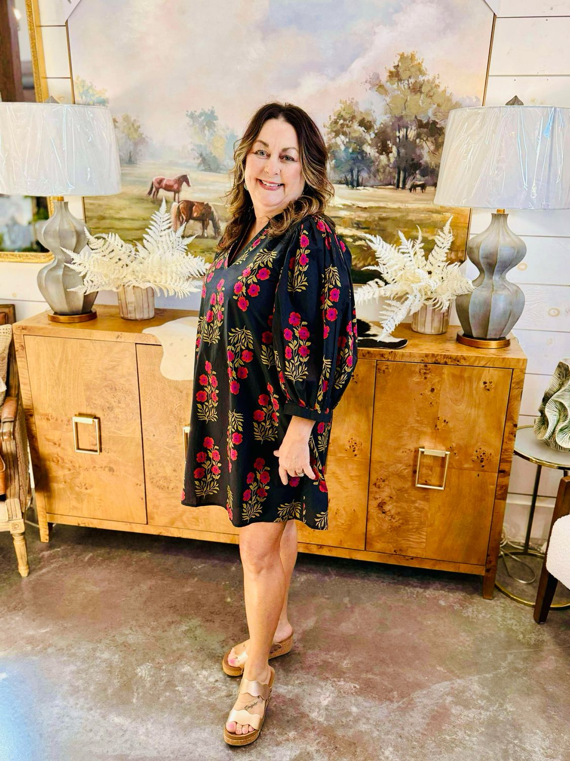 Maplewood Floral Dress