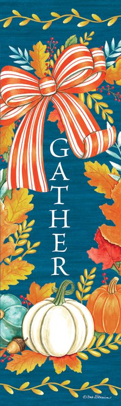 Yard Expression-Striped Pumpkin Wreath