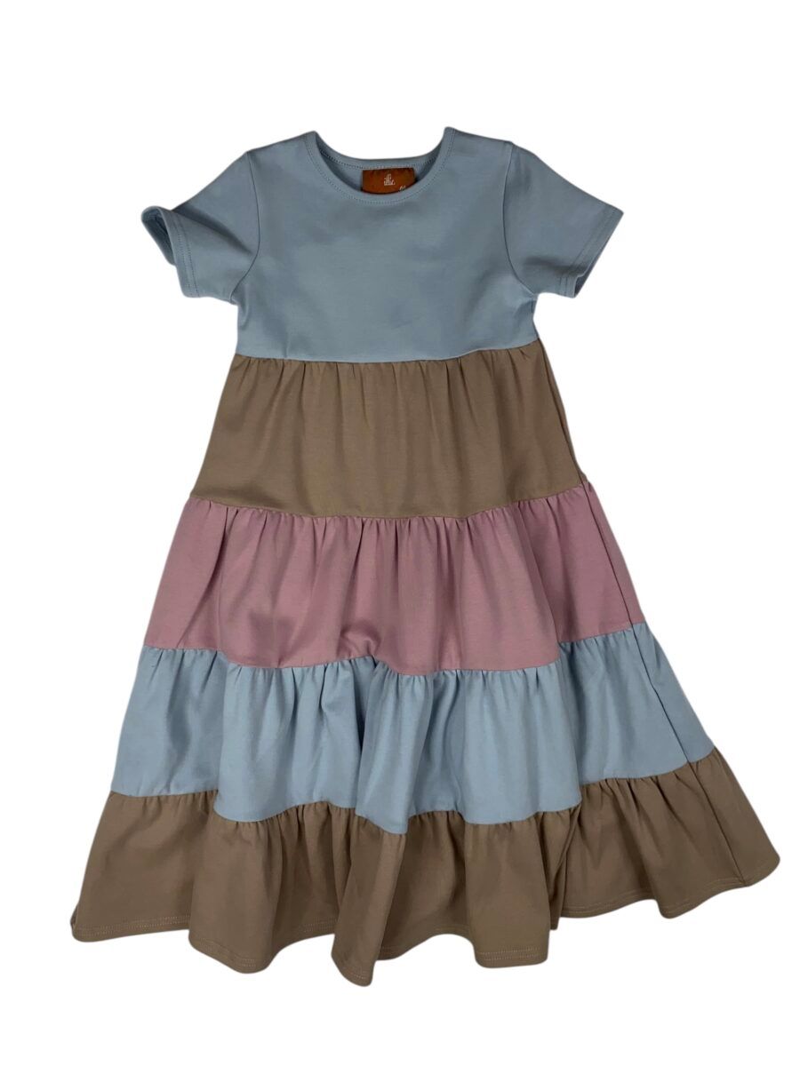 CH Fall Colorblock Maxi Dress